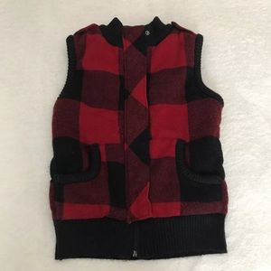 Plaid sweater vest!